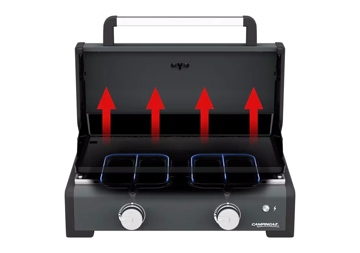Campingaz Sigma 2 Gas Plancha Griddle with Hood