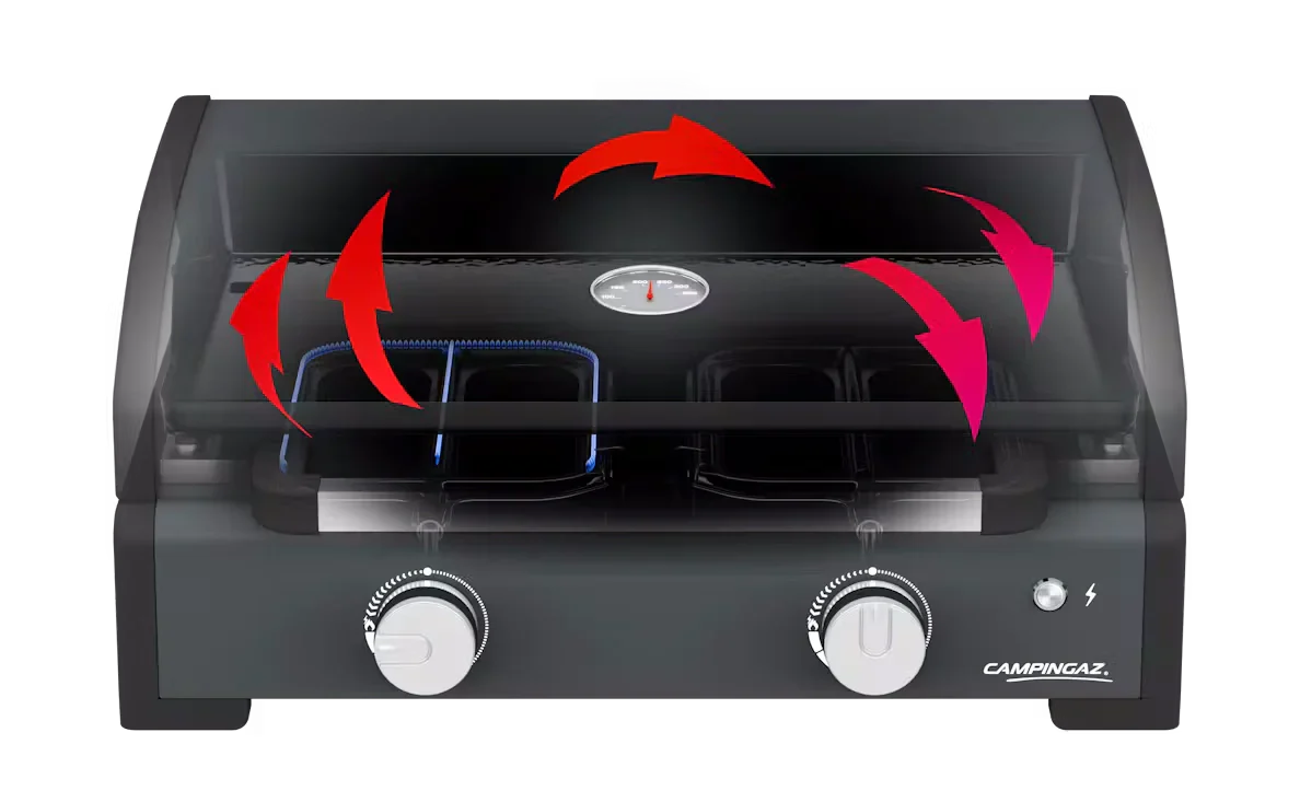 Campingaz Sigma 2 Gas Plancha Griddle with Hood