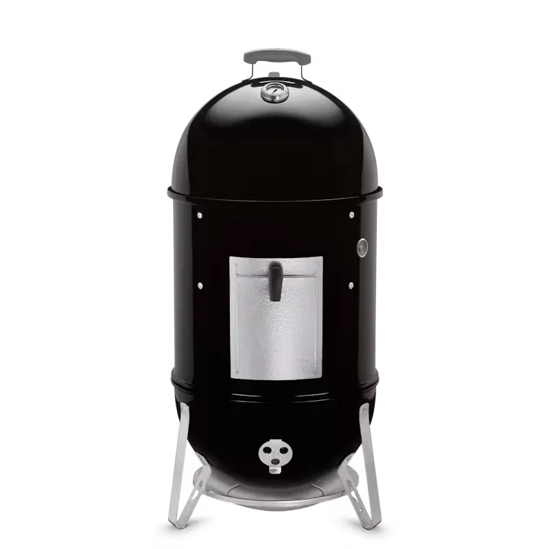 Weber Smokey Mountain 47cm BBQ Cooker Smoker with Cover