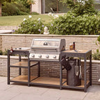 Grillstream Sanctuary Outdoor Kitchen 4 Burner Hybrid with Ceramic Side Burner