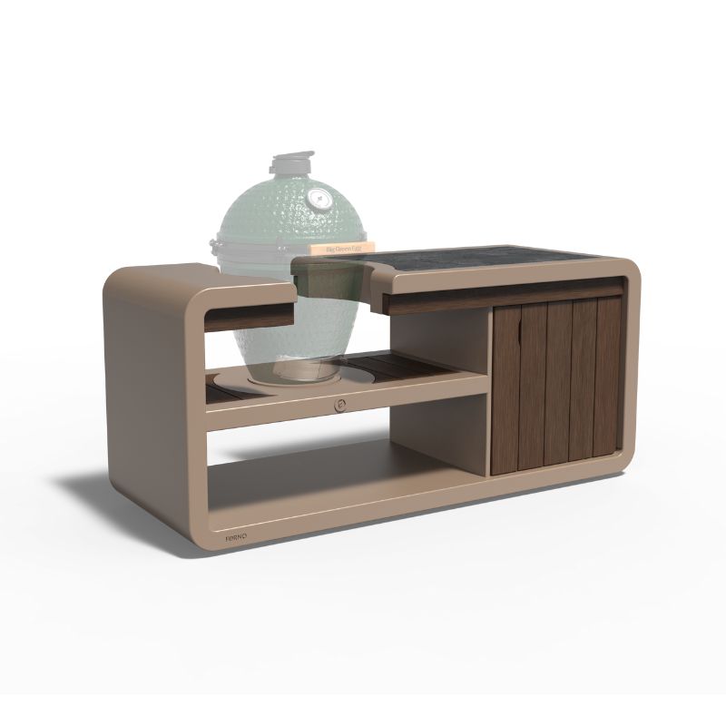 Adezz Forno Kamado Station with the Big Green Egg