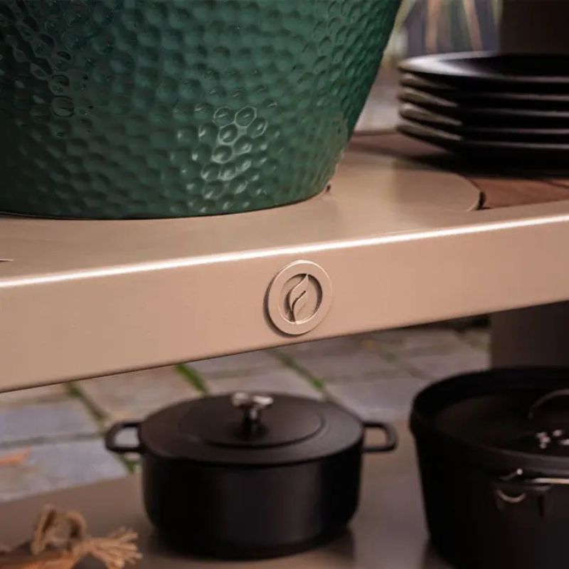 Adezz Forno Kamado Station with the Big Green Egg