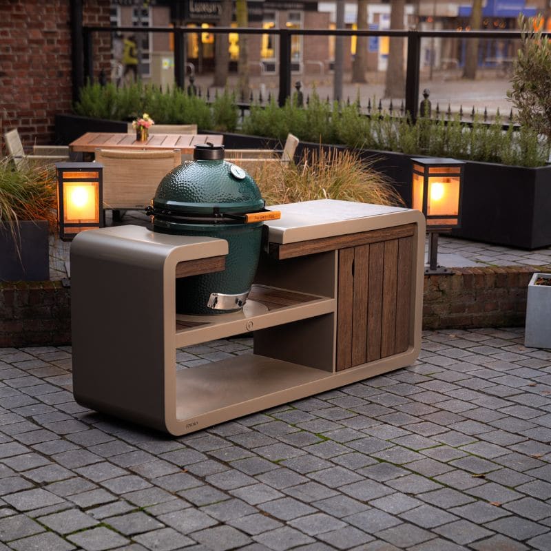 Adezz Forno Kamado Station with the Big Green Egg