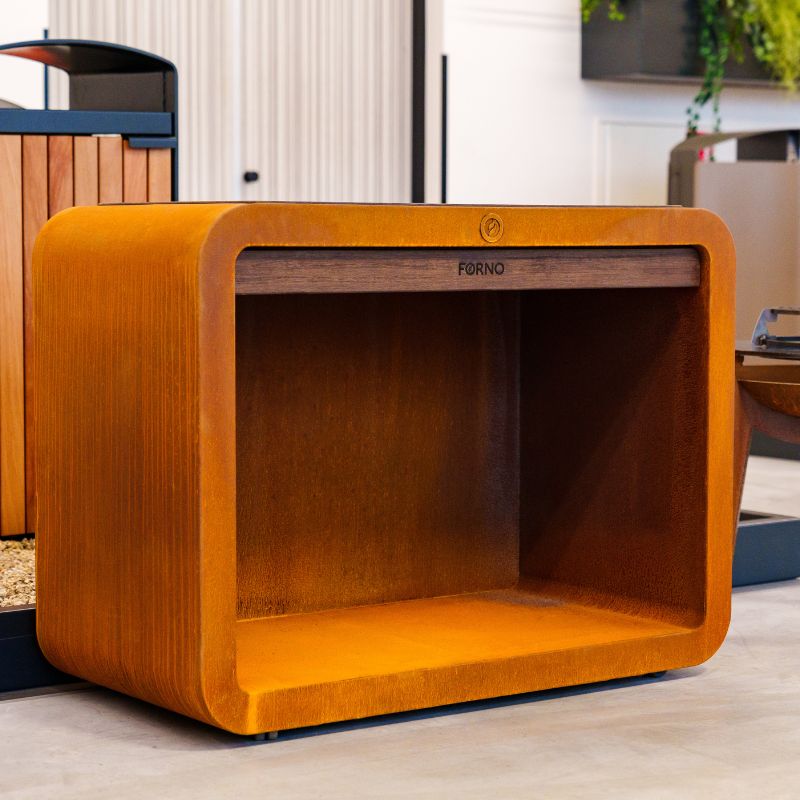 Adezz Forno Outdoor Kitchen Station Corten Steel