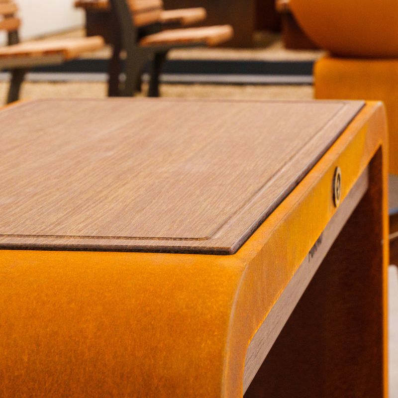 Adezz Forno Outdoor Kitchen Station Corten Steel