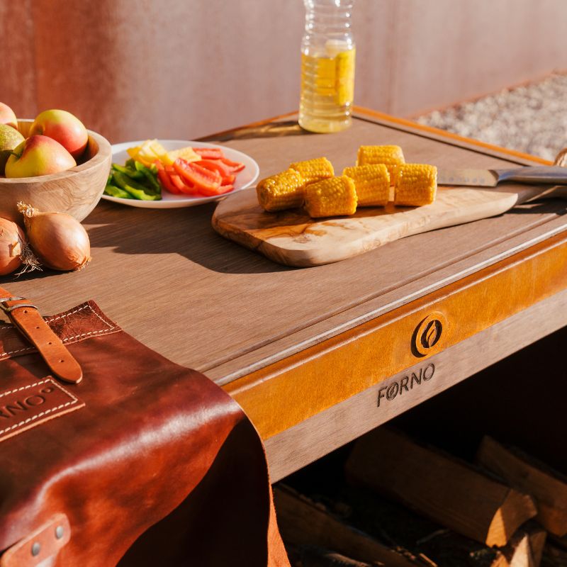 Adezz Forno Outdoor Kitchen Station Corten Steel
