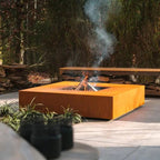 Adezz Forno Square Fire Pit Table Corten Steel