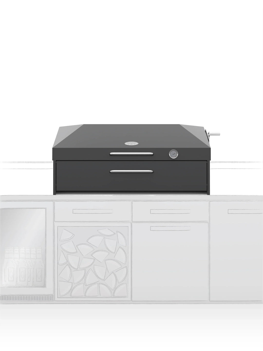 Flamery Large Asado Argentinian BBQ with Full Grill + Firebox