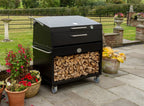 Flamery Large Asado BBQ with Split Grill and Firebox