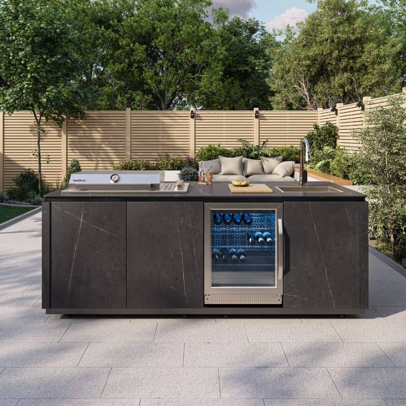 Buschbeck Derby Outdoor Kitchen Island Grey