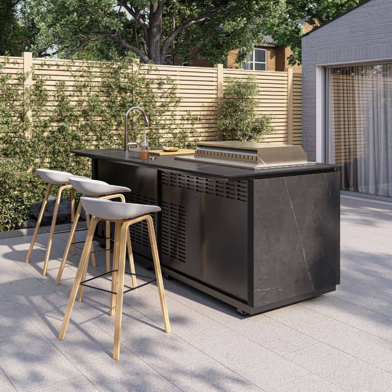 Buschbeck Derby Outdoor Kitchen Island Grey