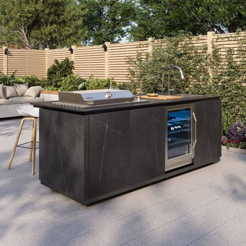 Buschbeck Derby Outdoor Kitchen Island Grey