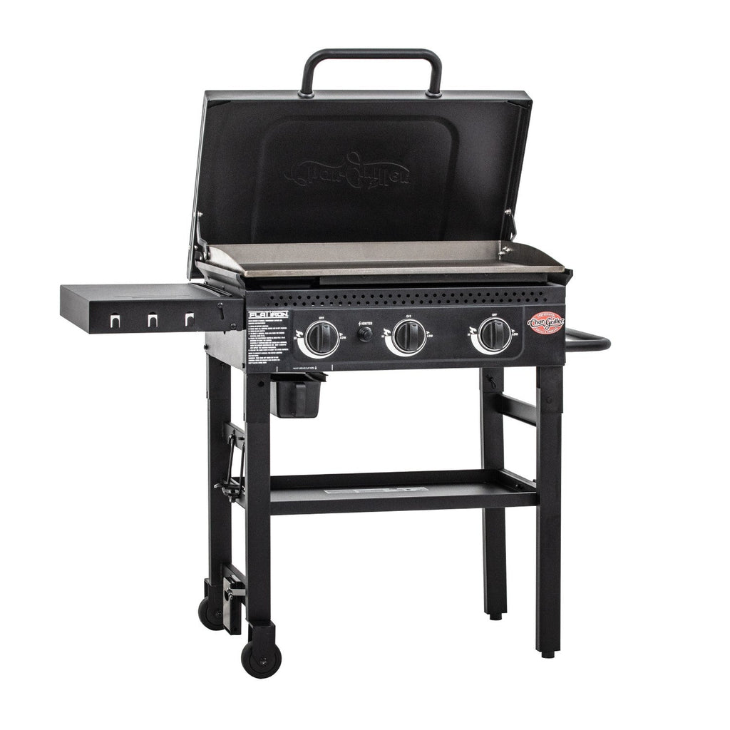 Char-Griller 3 Burner Flat Iron Gas Griddle Plancha BBQ