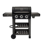 Grillstream Carbon 3 Burner Hybrid Gas BBQ