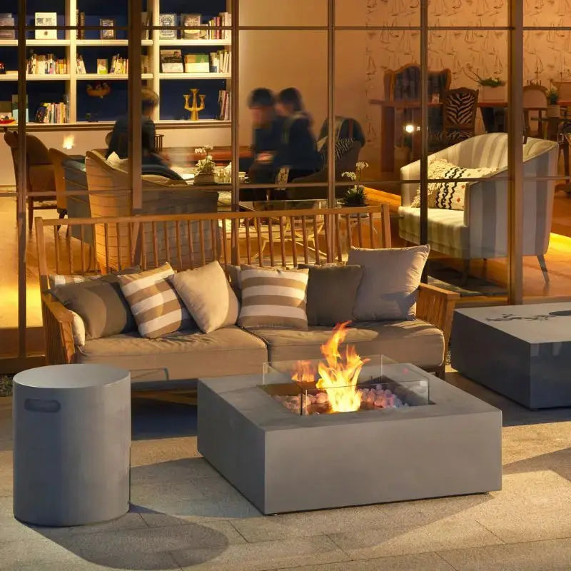 EcoSmart Fire Base 40 Bioethanol Fire Pit Table