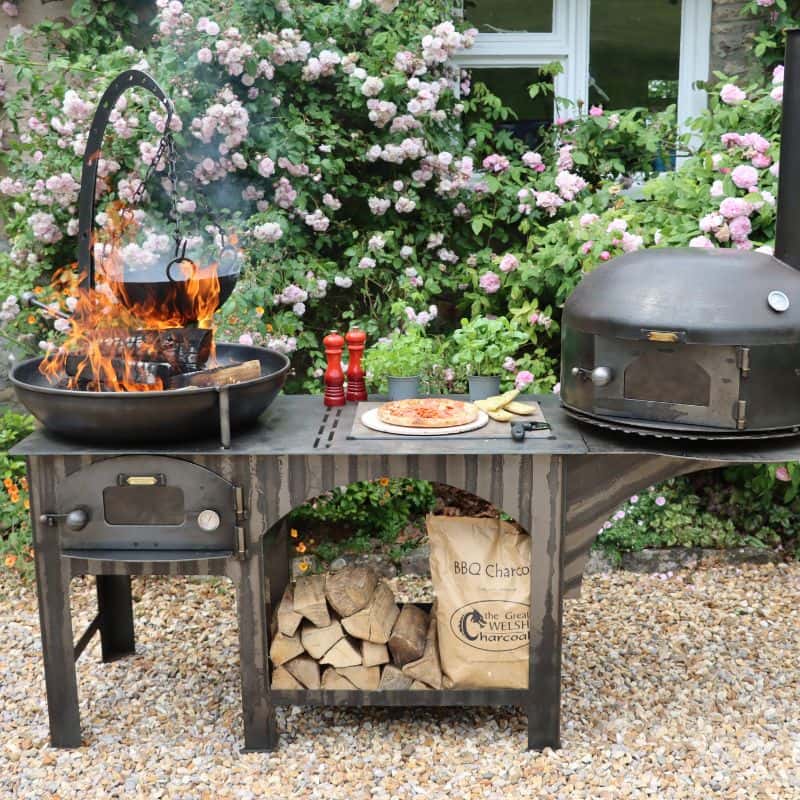 Firepits UK Complete Outdoor Kitchen with Dome Oven