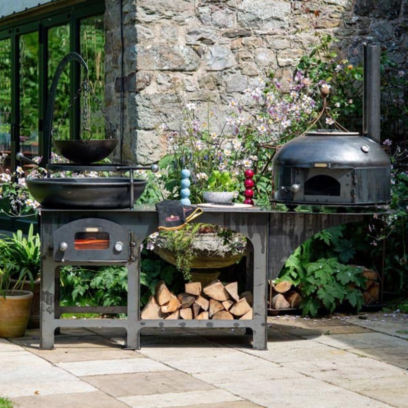 Firepits UK Complete Outdoor Kitchen with Dome Oven