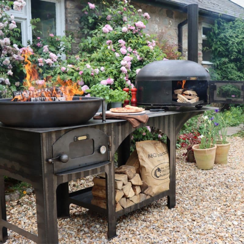 Firepits UK Complete Outdoor Kitchen with Dome Oven