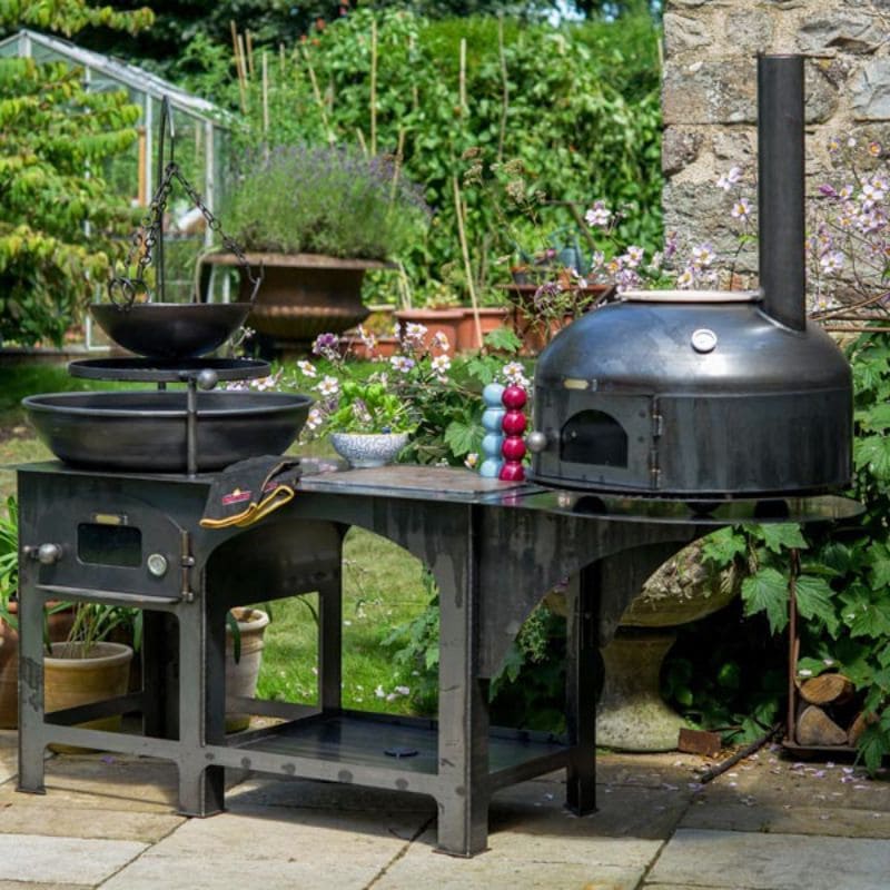 Firepits UK Complete Outdoor Kitchen with Dome Oven