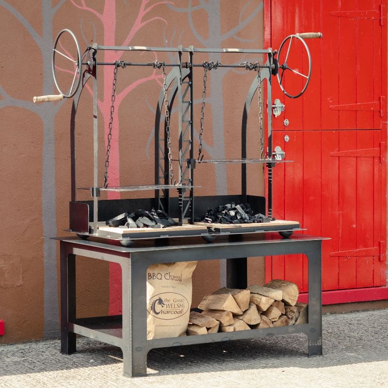 Firepits UK Katherine Wheel Dual BBQ