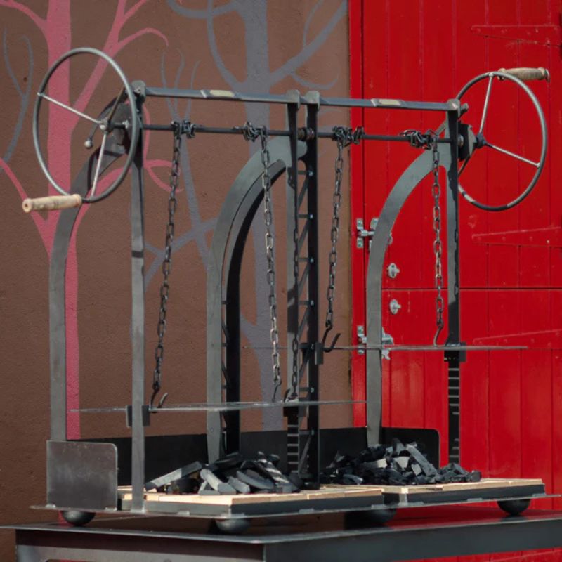 Firepits UK Katherine Wheel Dual BBQ