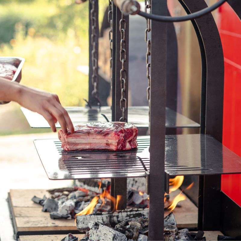 Firepits UK Katherine Wheel Dual BBQ