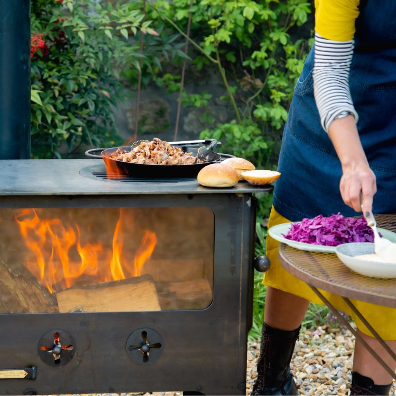 Firepits UK Large Outdoor Wood Burner BBQ