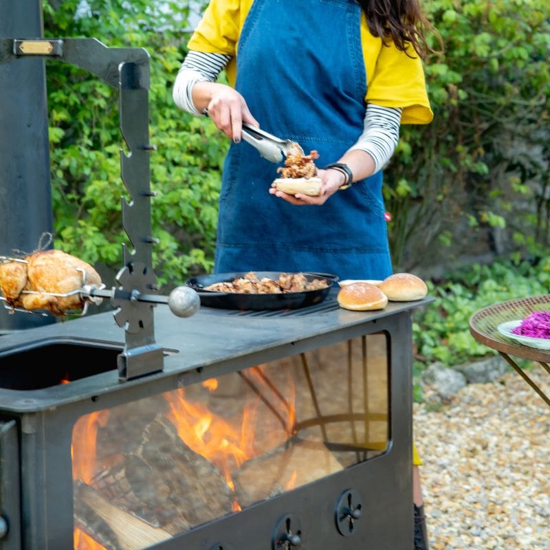 Firepits UK Large Outdoor Wood Burner BBQ