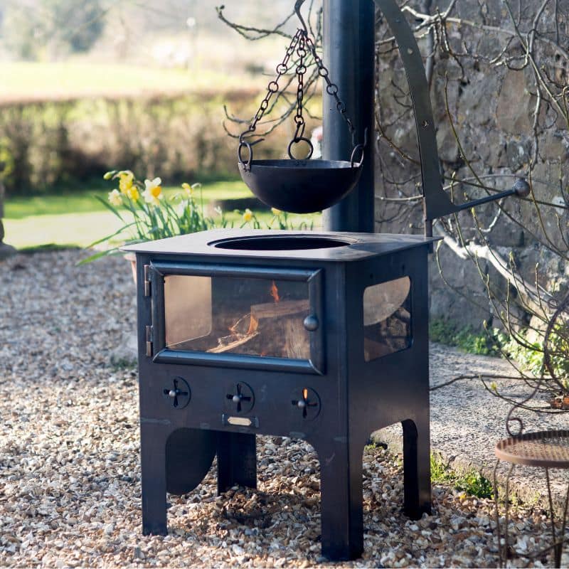 Firepits UK Medium Outdoor Wood Burner BBQ