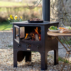 Firepits UK Medium Outdoor Wood Burner BBQ