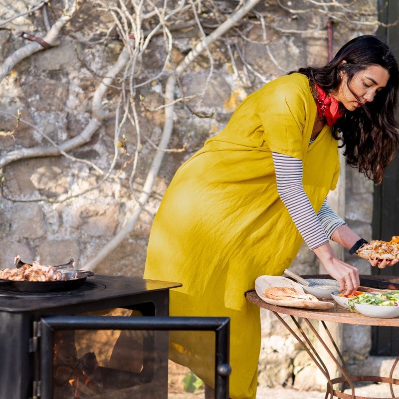 Firepits UK Medium Outdoor Wood Burner BBQ