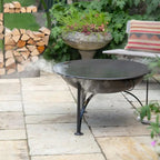 Firepits UK Plain Jane Fire Pit with Swing Arm BBQ Rack