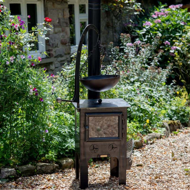 Firepits UK Small Outdoor Wood Burner BBQ
