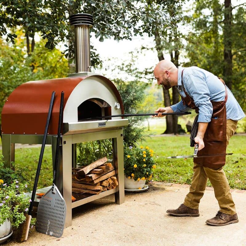 Fontana Mangiafuoco Dual Fuel Pizza Oven With Trolley
