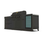 GRLLR Outdoor Kitchen - G5S 5 Burner BBQ, Fridge and Sink