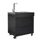 GRLLR Outdoor Kitchen with Stove, Fridge and Sink