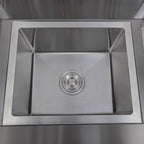 GRLLR Outdoor Kitchen with Stove, Fridge and Sink