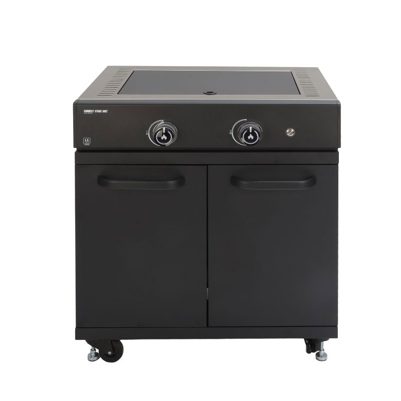 GRLLR Outdoor Kitchen with Stove, Fridge and Sink