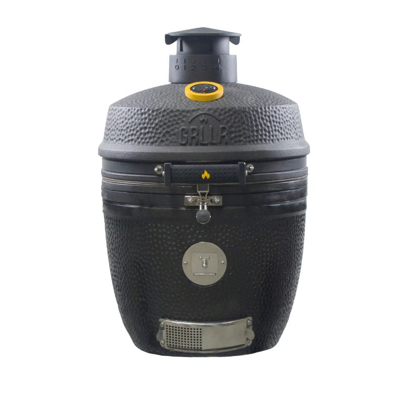 GRLLR Outdoor Kitchen - Ember Classic 18 inch Kamado, Fridge and Sink