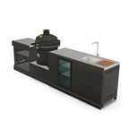 GRLLR Outdoor Kitchen - Kamado Station, Fridge, Sink & Expansion Unit