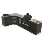 GRLLR Outdoor Kitchen - Kamado Station, Stove, Fridge and Sink
