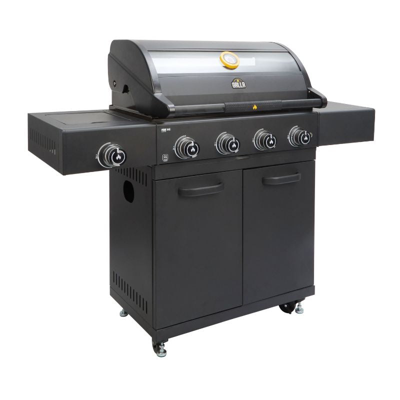 GRLLR Prime G4S 4 Burner Gas Barbecue with Side Burner