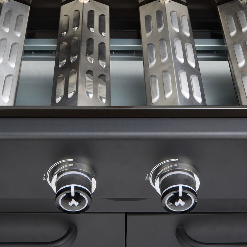 GRLLR Outdoor Kitchen - G4S 4 Burner BBQ, Fridge and Sink