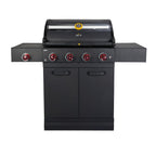 GRLLR Prime G4S 4 Burner Gas Barbecue with Side Burner