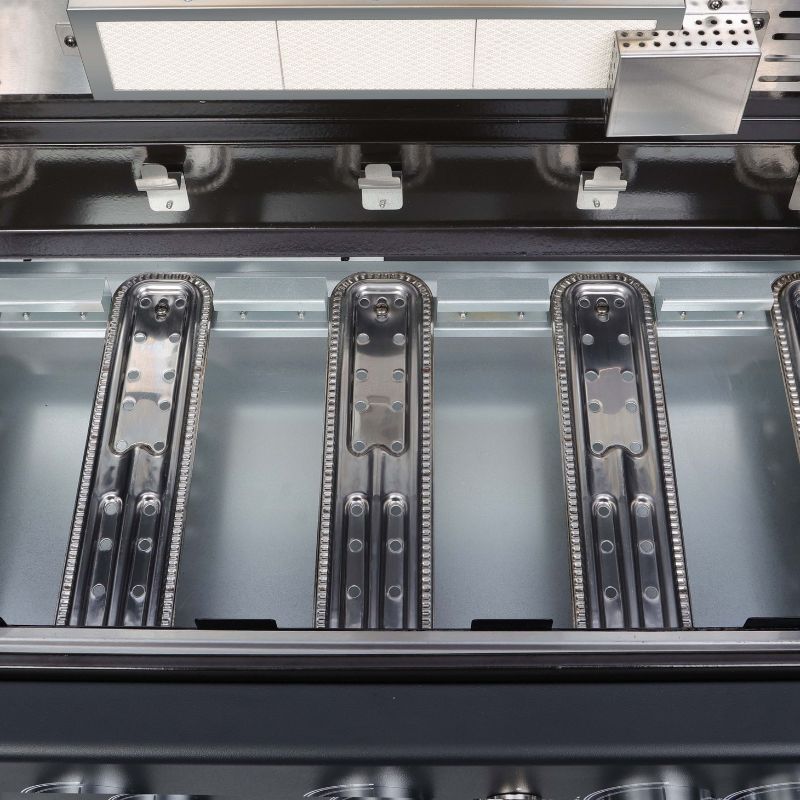 GRLLR Outdoor Kitchen - G5S 5 Burner BBQ, Fridge, Sink & Kamado Unit