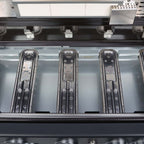 GRLLR Outdoor Kitchen - G5S 5 Burner BBQ, Fridge, Sink & Kamado Unit