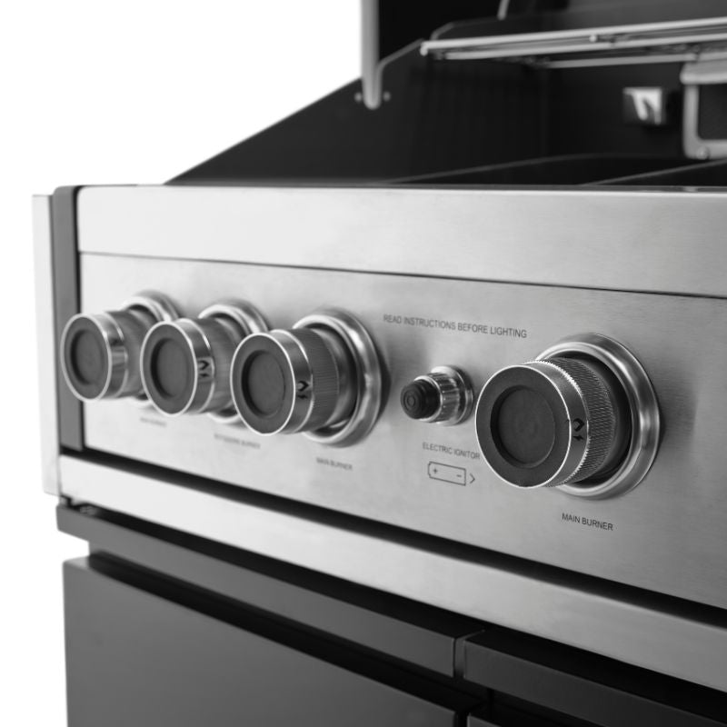 GrandPro 274 Pro Elite Outdoor Kitchen with Fridge + Sink Waterfall Edition