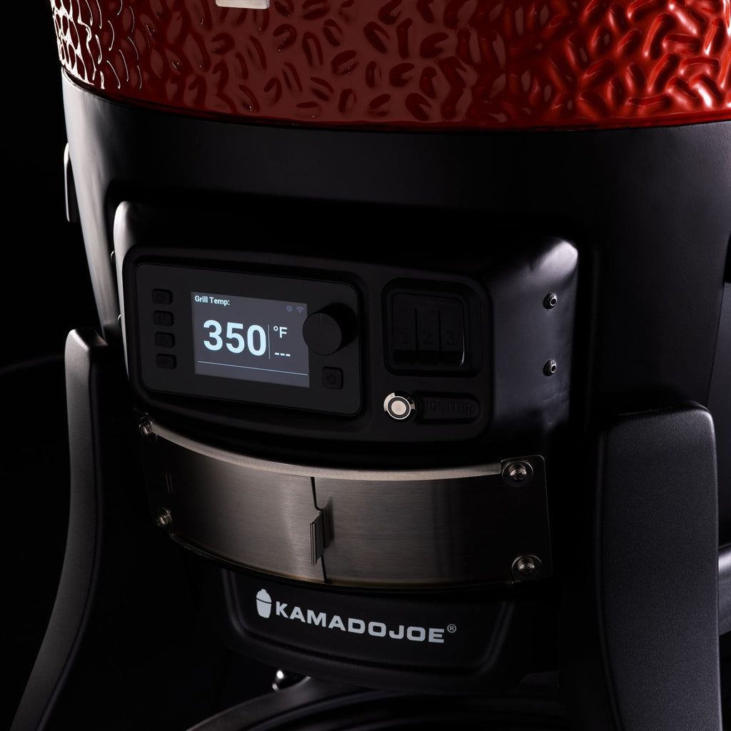 Konnected Joe™ Digital Charcoal Grill and Smoker, Cover, and Grate Bundle