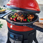 Konnected Joe™ Digital Charcoal Grill and Smoker, Cover, and Grate Bundle