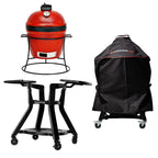 Joe Jr® plus Cover and Cart with Side Shelves Bundle